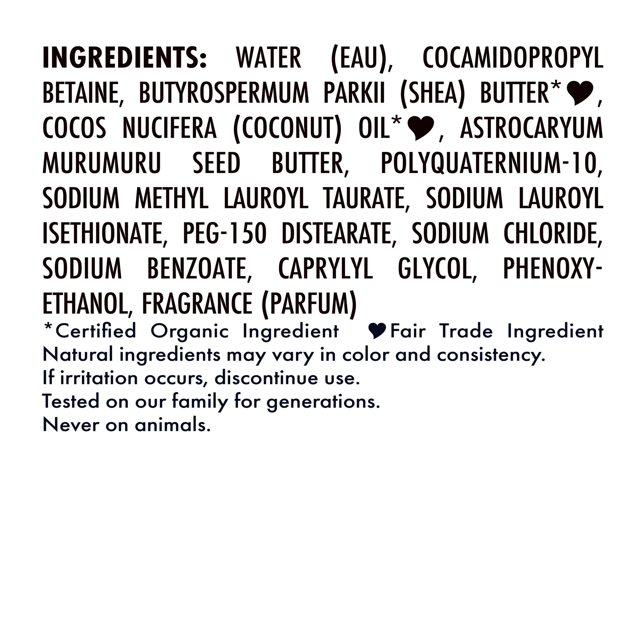 Baby Wash and Shampoo with 100% Virgin Coconut Oil, Sweet Pea & Murumuru, 13 Fl Oz