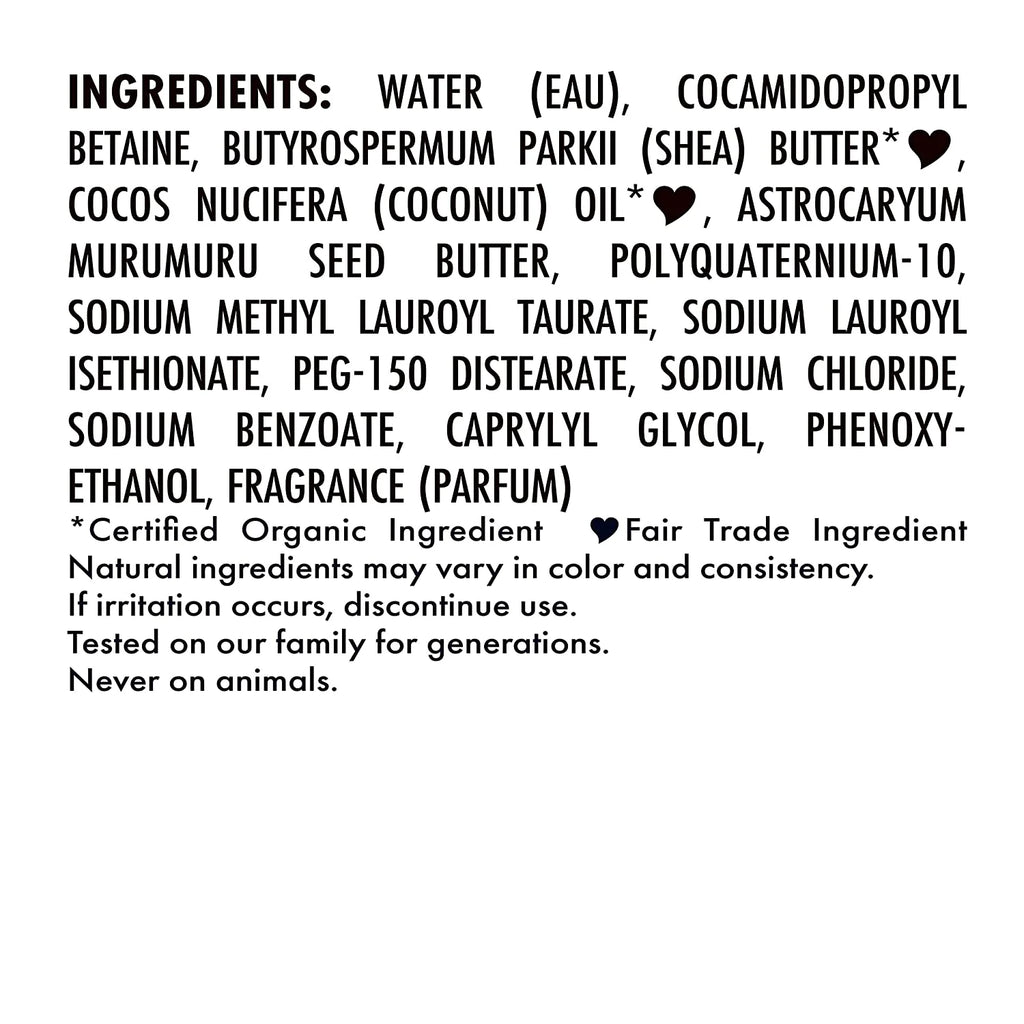 Baby Wash and Shampoo with 100% Virgin Coconut Oil, Sweet Pea & Murumuru, 13 Fl Oz